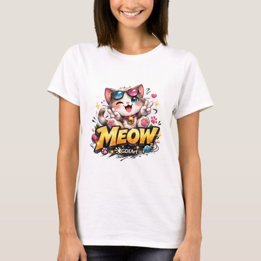 T-shirt Miaou (Devant)