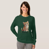 T-shirt Miaou géométrique (Devant entier)
