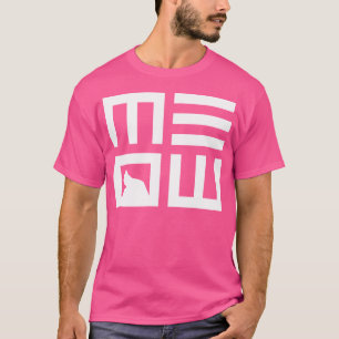 T-shirt Miaou Illusion Optique Drôle Dame aux Chats Folle
