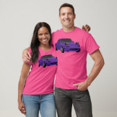 T-shirt Miata mx5 violet (Unisexe)