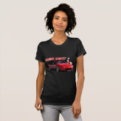 T-shirt Miata MX-5 d'un rouge ardent (Devant entier)