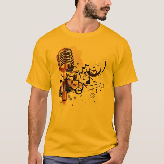 T-shirt Mic et rimes (Devant)