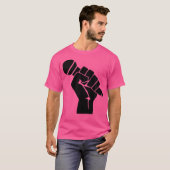 T-shirt Mic Raise - Vieux Hip hop Microphone Graphique (Devant entier)