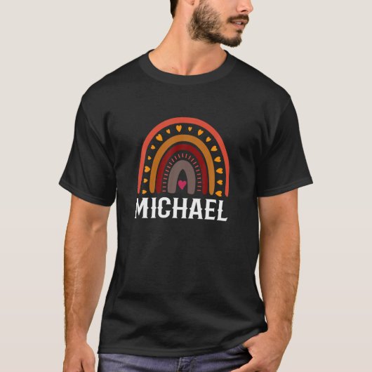 T-shirt Michael Colorful Rainbow Funny Men / Garçon / Baby (Devant)