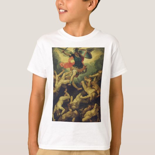 T-shirt Michael et les anges déchus par Giuseppe Cesari (Devant)