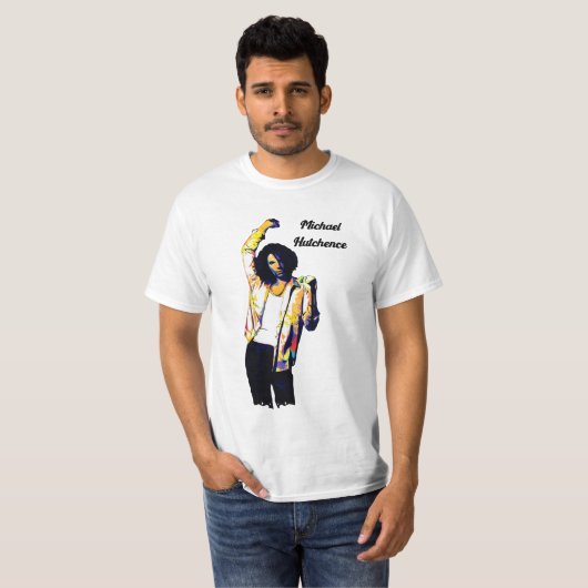 T-shirt Michael Hutchence Colorée (Devant entier)