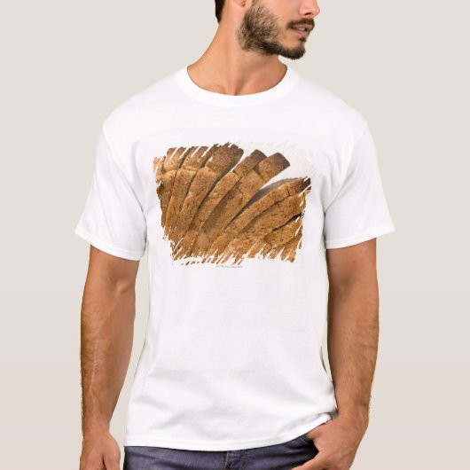 T-shirt Miche de pain coupée en tranches (Devant)