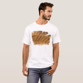 T-shirt Miche de pain coupée en tranches (Devant entier)