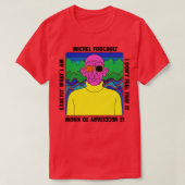 T-shirt Michel Foucault Conception de devis rétro (Design devant)