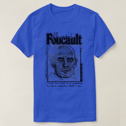 T-shirt Michel Foucault Conception des devis (Design devant)