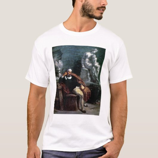 T-shirt Michelangelo dans son studio (Devant)
