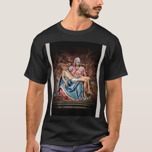 T-SHIRT MICHELANGELO PIETA (Devant)