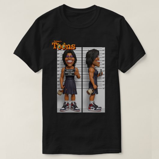 T-SHIRT MICHELLE "BIG MIKE" OBAMA (Design devant)
