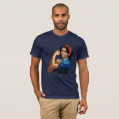 T-SHIRT MICHELLE LA RIVETEUSE (Devant entier)