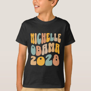 T-shirt Michelle Obama 2028 Pour Le Président Résister Wav