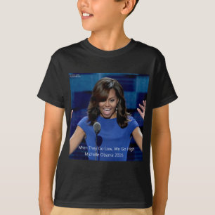 T-shirt Michelle Obama "Nous allons de l'avant" Objet de c