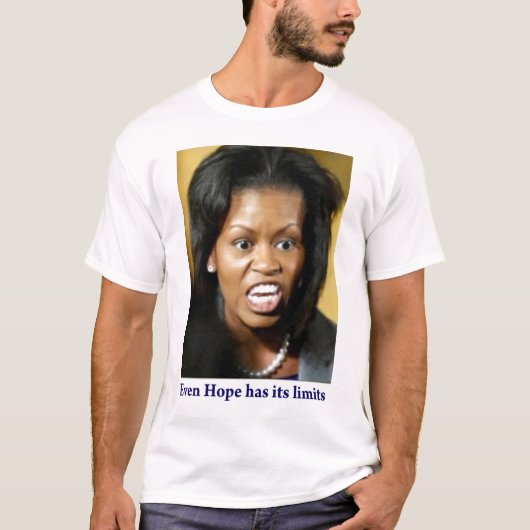 T-shirt Michelle Obama parle (Devant)
