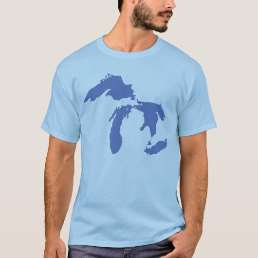 T-shirt Michgan, chemise de Great Lakes (Devant)