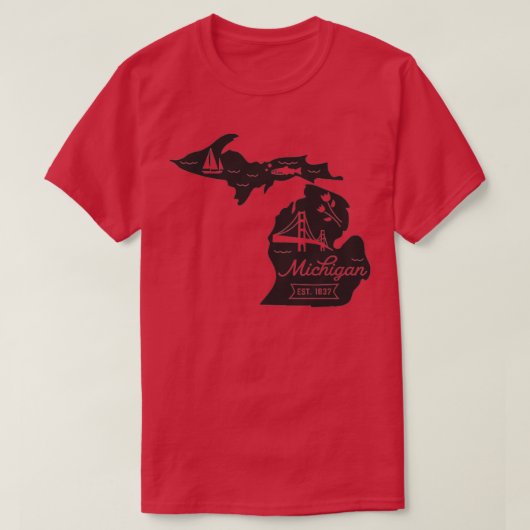 T-shirt Michigan (Design devant)
