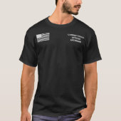 T-shirt Michigan Agent correctionnel Thin Grey Line (Devant)