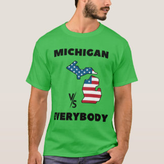 T-shirt michigan contre tout le monde