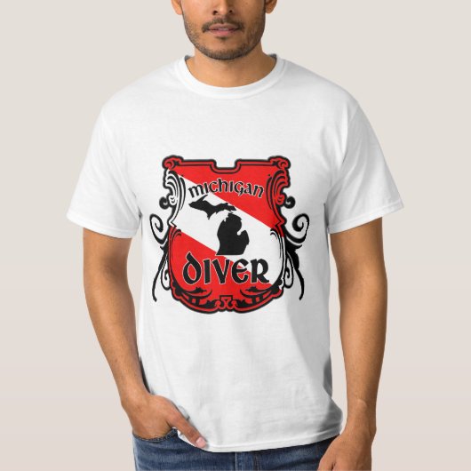 T-shirt Michigan Diver (Devant)