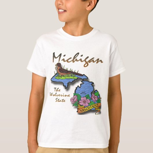 T-shirt Michigan État Wolverine Robin Apple (Devant)