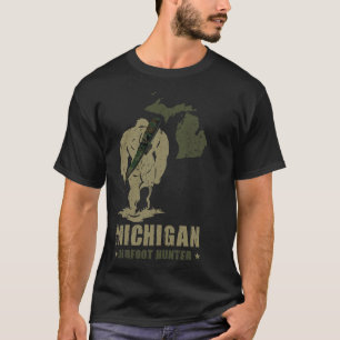 T-shirt Michigan Hunter Funny Sasquatch