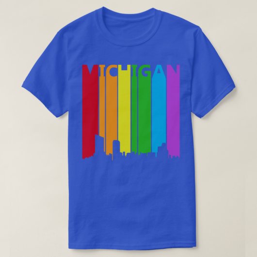T-shirt Michigan LGBT Gay Pride (Design devant)