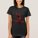 T-shirt Michigan Michigander Buffalo Plaid Winter Christma<br><div class="desc">Michigan Michigander Buffalo Plaid Winter Christmas Mitten</div>