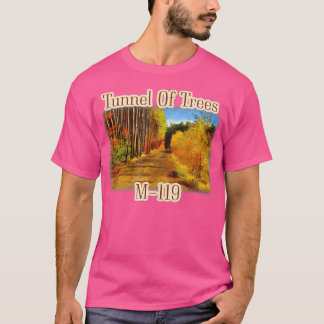 T-shirt Michigan Michigander Grands Lacs M-119 Tunnel Of T