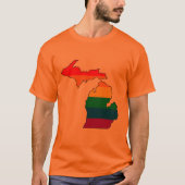 T-SHIRT MICHIGAN PRIDE - (Devant)