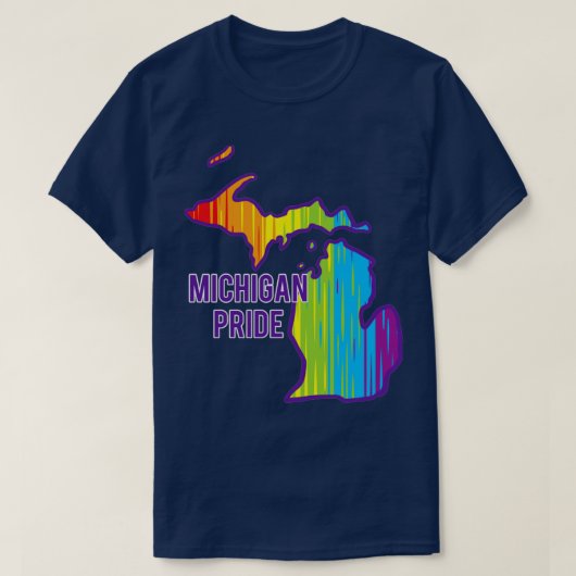 T-shirt Michigan Pride1 (Design devant)