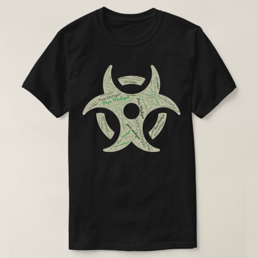 T-shirt Michigan pur (Design devant)