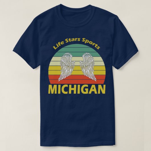 T-shirt Michigan Retro (Design devant)