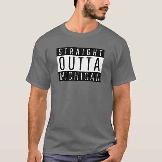 T-shirt Michigan State MI États-Unis (Devant)