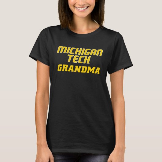 T-shirt Michigan Tech Huskies Grandma (Devant)