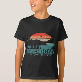 T-shirt Michigan The Great Lakes State Fiers Michigander