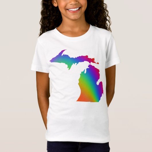 T-Shirt Michigander | arc-en-ciel | l'amour est l'amour (Devant)
