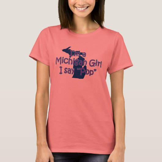 T-shirt michigangirl (Devant)