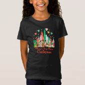 T-Shirt Mickey & Friends Very Merry Christmas Castle Disne (Devant)