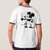 T-shirt Mickey - Looking in the Mirror (Plane Crazy, 1929) (Dos entier)