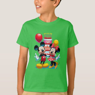 T-shirt Mickey & Minnie Anniversaire Fête de Bash Tee