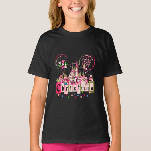T-shirt Mickey Mouse Ears, Castle & Disney Characters (Devant)