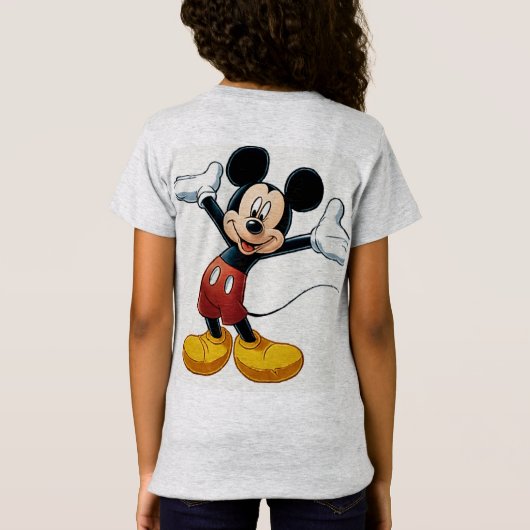 T-Shirt Mickey Mouse Pumpkin Character – Halloween Cartoon (Dos)