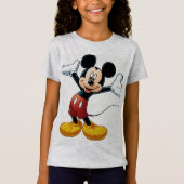 T-Shirt Mickey Mouse Pumpkin Character – Halloween Cartoon (Devant)