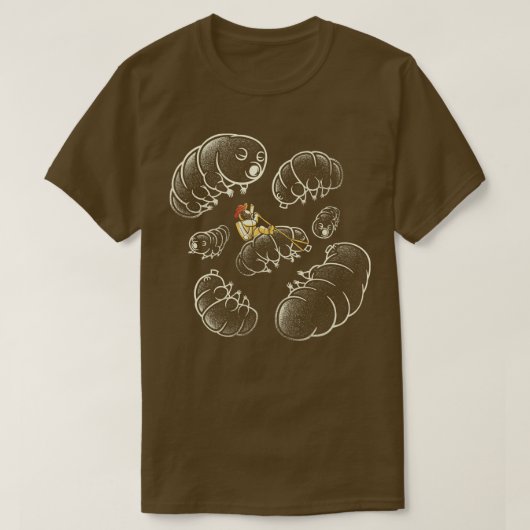 T-shirt Micro-cosmos de l'ours d'eau par Tobe Fonseca (Design devant)