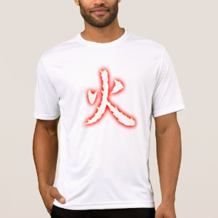 T-shirt micro de la fibre des hommes de kanji du