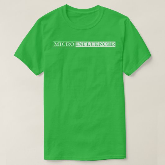 T-shirt micro influenceur (Design devant)