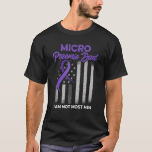 T-shirt Micro Preemie Nicu Nouveau Papa Naissance prématur